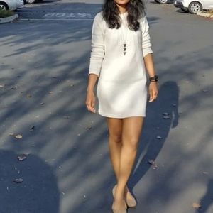 White sweater dress Franseca